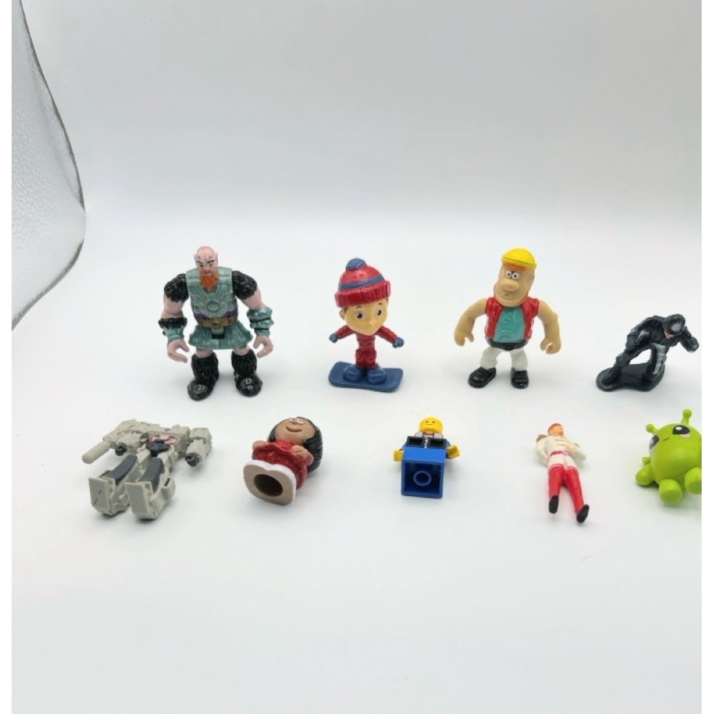 Mixed Cartoon TV Figure Lot Rick & Morty Lego Alien Robot Figures Set of 10